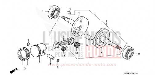 VILEBREQUIN/PISTON PK50MR de 1994